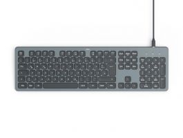 Hama CK-400 USB fekete billentyűzet HU, szürke (13173058)